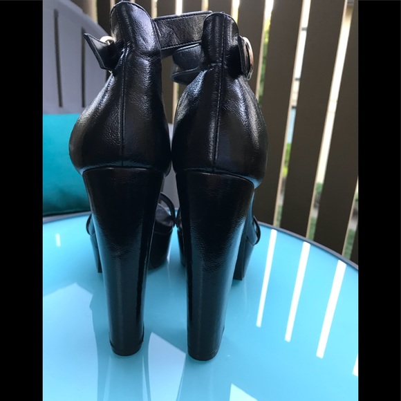 Nicole Miller black platforms. - Picture 4 of 4